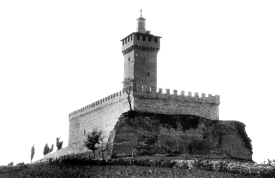 Rocca delle Caminate - foto storica